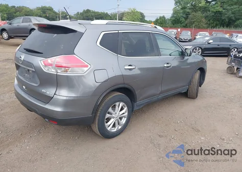 2016 Nissan Rogue Sv из США, поврежденный, VIN KNMAT2MV0GP618742